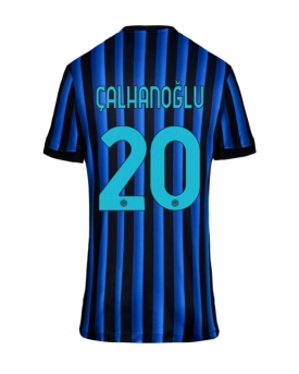 Inter Milan Hakan Calhanoglu #20 Maglia Gara Casa Repliche 2025-26 Donna Maniche Corte